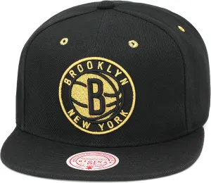 Mitchell & Ness Brooklyn Nets Snapback Hat Adjustable Cap