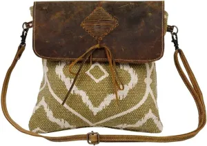 Myra Bag Feelgood Factor Small & Cross Body Bag Upcycled Canvas, Rug & Leather S-2585