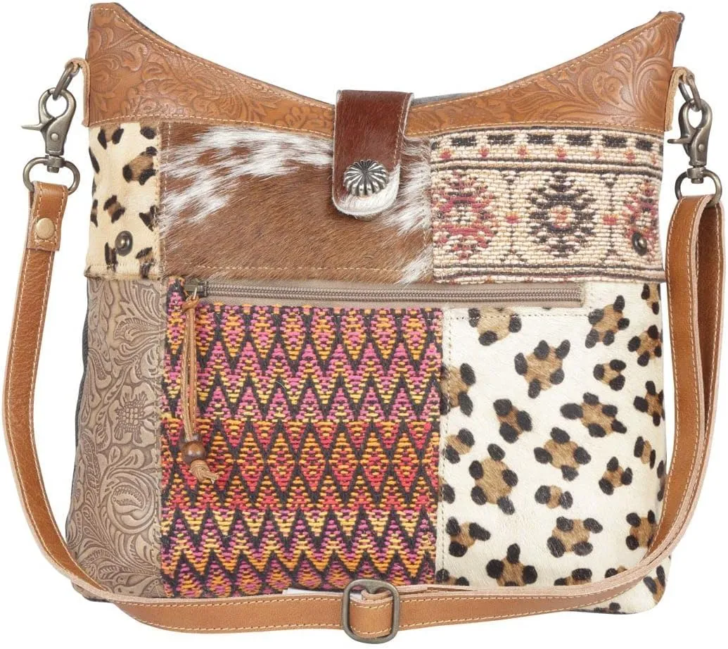 Myra Bag Peruvian Brown Shoulder Bag S-4415