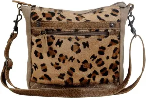 Myra Bag True Essence Canvas & Cowhide Bag Upcycled Cowhide & Leather S-2885