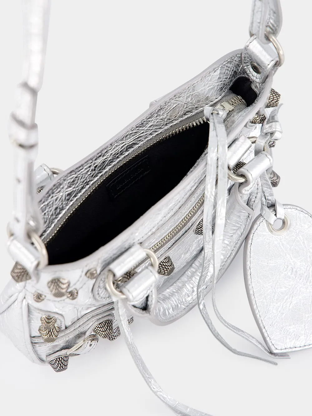 Neo Cagole Silver Mini Crossbody Bag