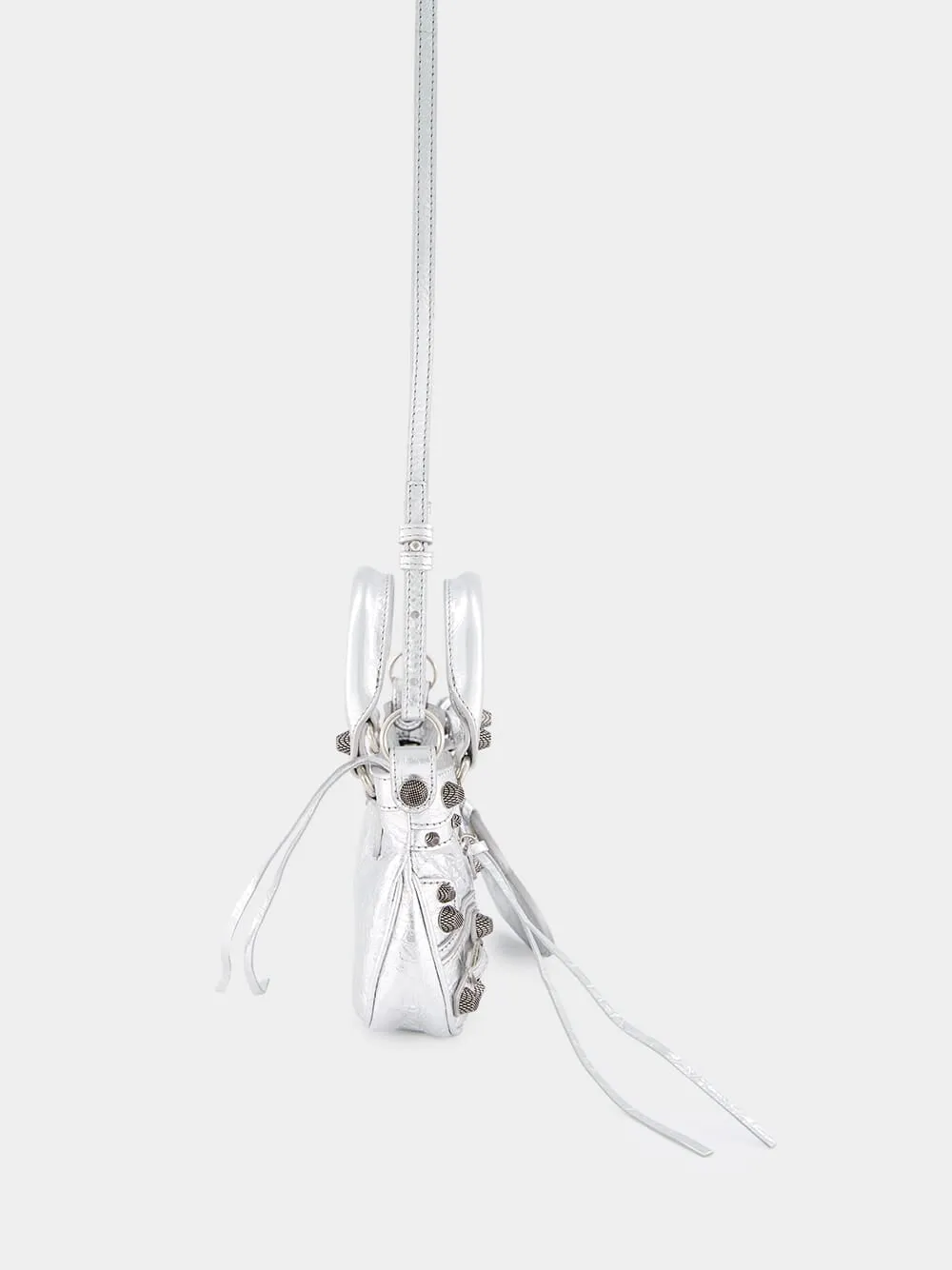 Neo Cagole Silver Mini Crossbody Bag