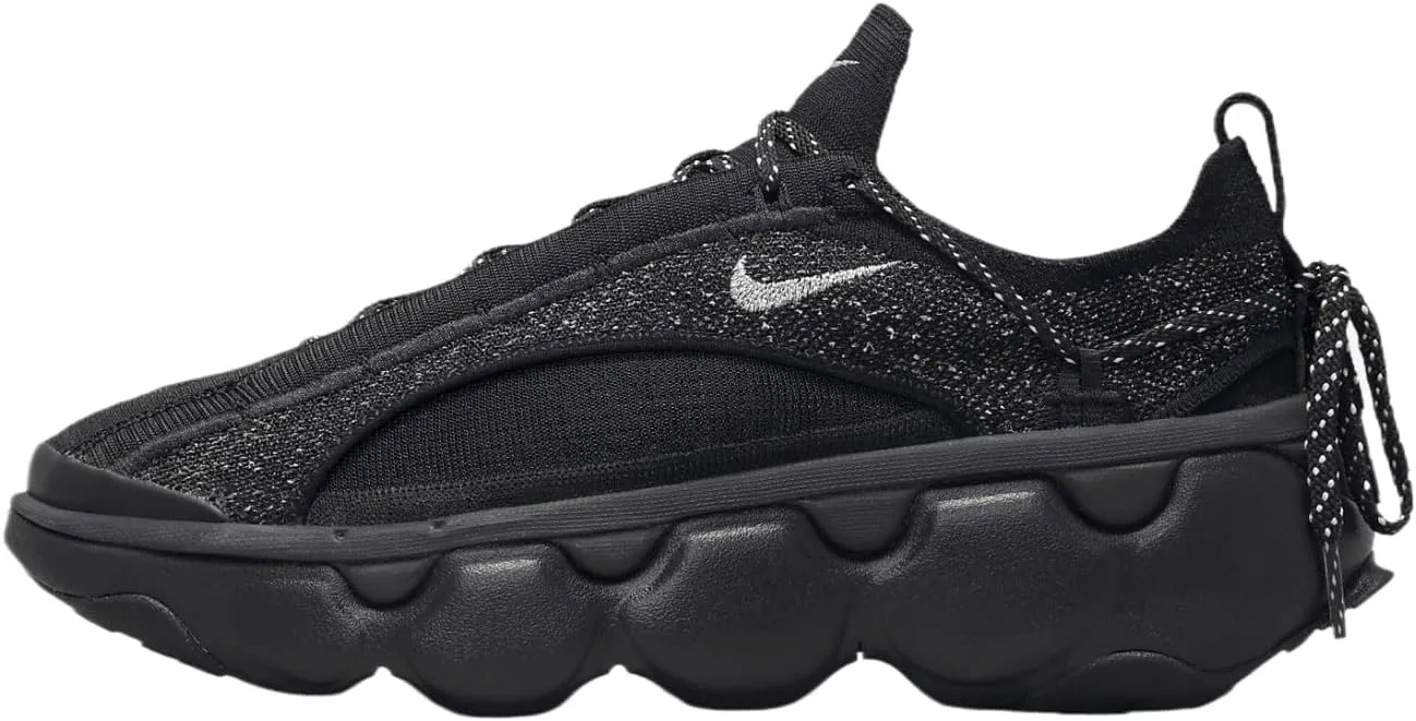 Nike Flyknit Bloom Women's Shoes (FD2149-004, Black/Black/Metallic Silver) Size 9