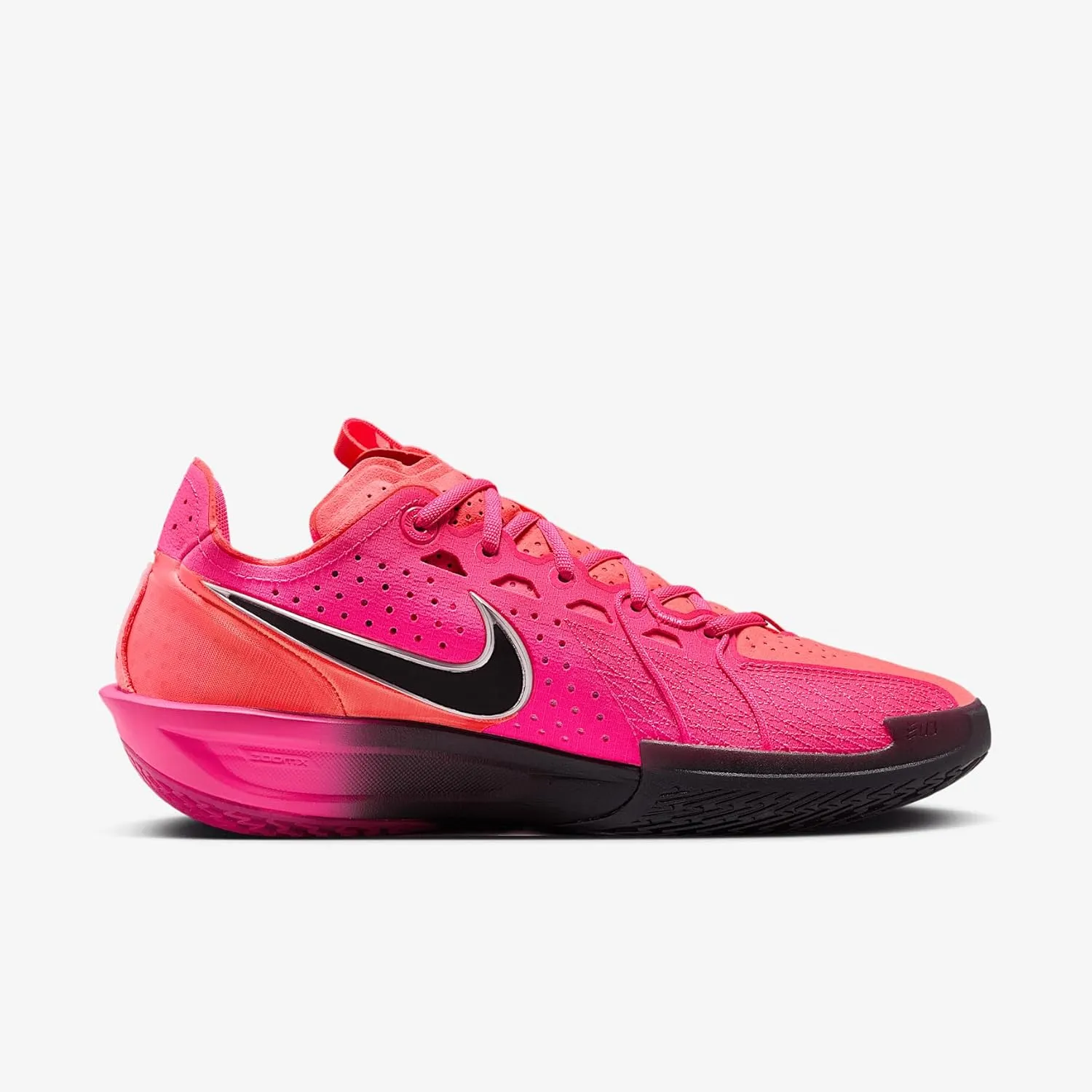 Nike G.T. Cut 3 Basketball Shoes (DV2913-600, Hyper Pink/Metallic Silver/Pink Foam/Black)