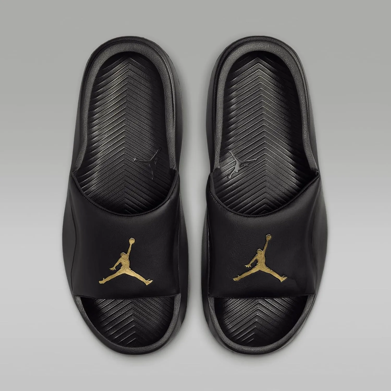 Nike Jordan Franchise Slides (HF3263-007, Black/Metallic Gold)