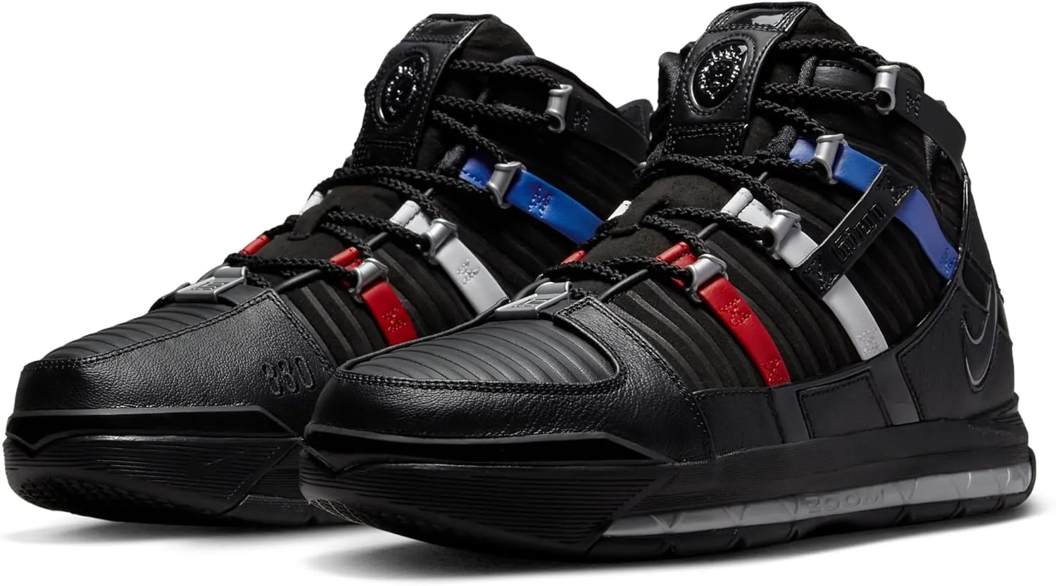 Nike Men's Zoom Lebron III QS Black/Metallic Silver (DO9354 001)