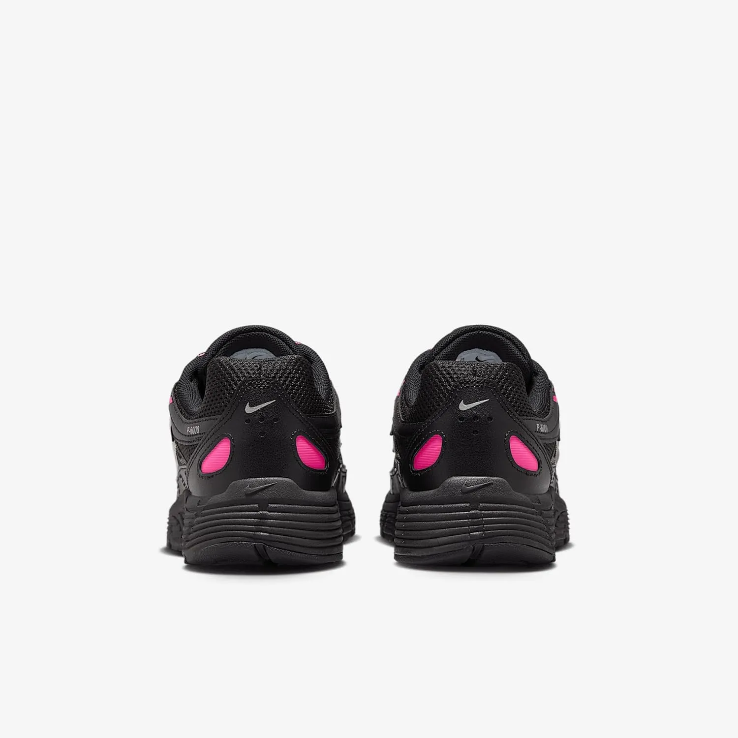 Nike P-6000 Big Kids' Shoes (HV5064-600, Pink Blast/Metallic Silver/Black)