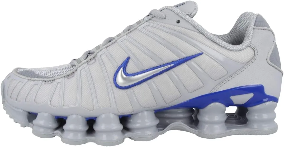 Nike Shox TL Men's Shoes (CN0151-001, Wolf Grey/Racer Blue/Metallic Silver) Size 10