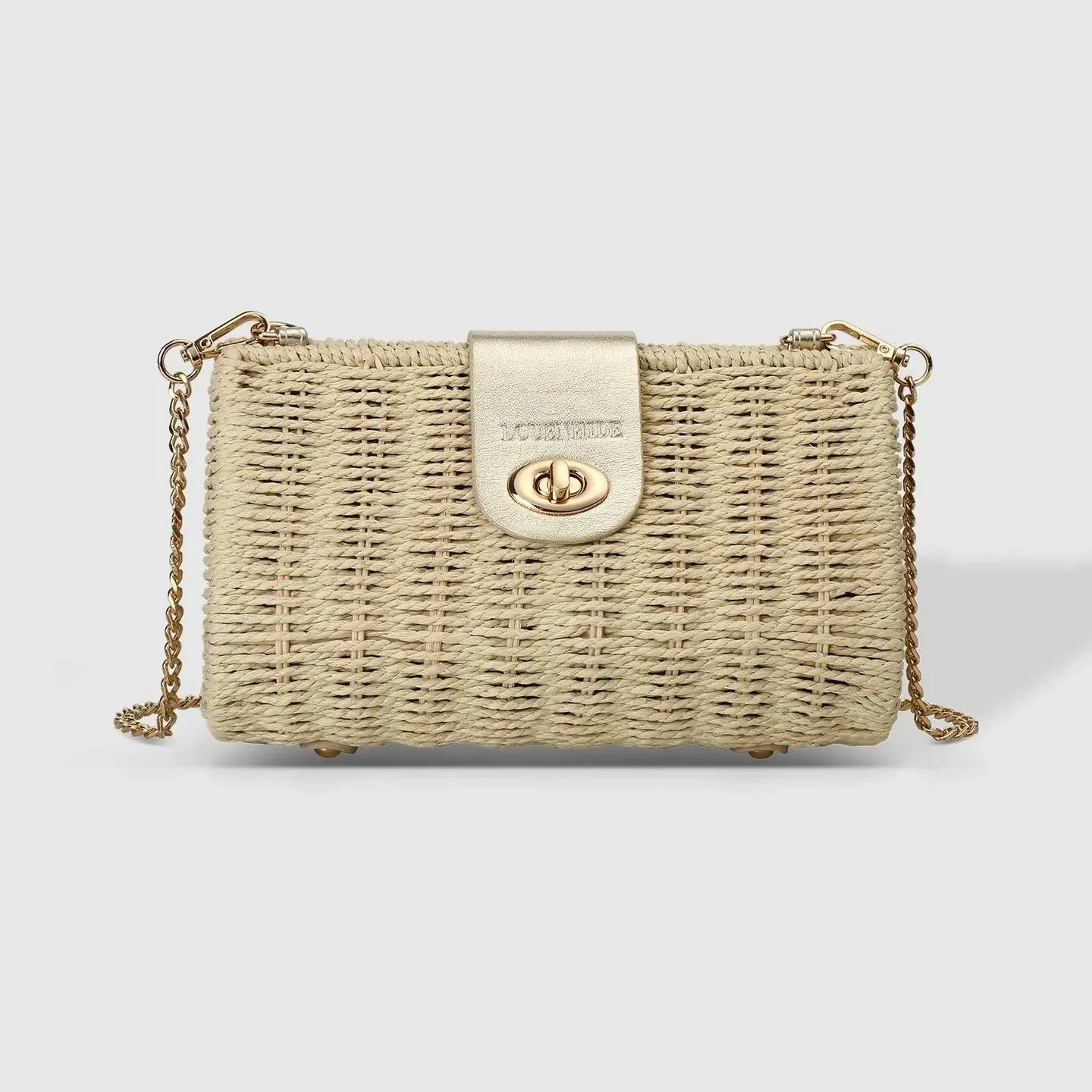Ophelia Raffia Crossbody Bag