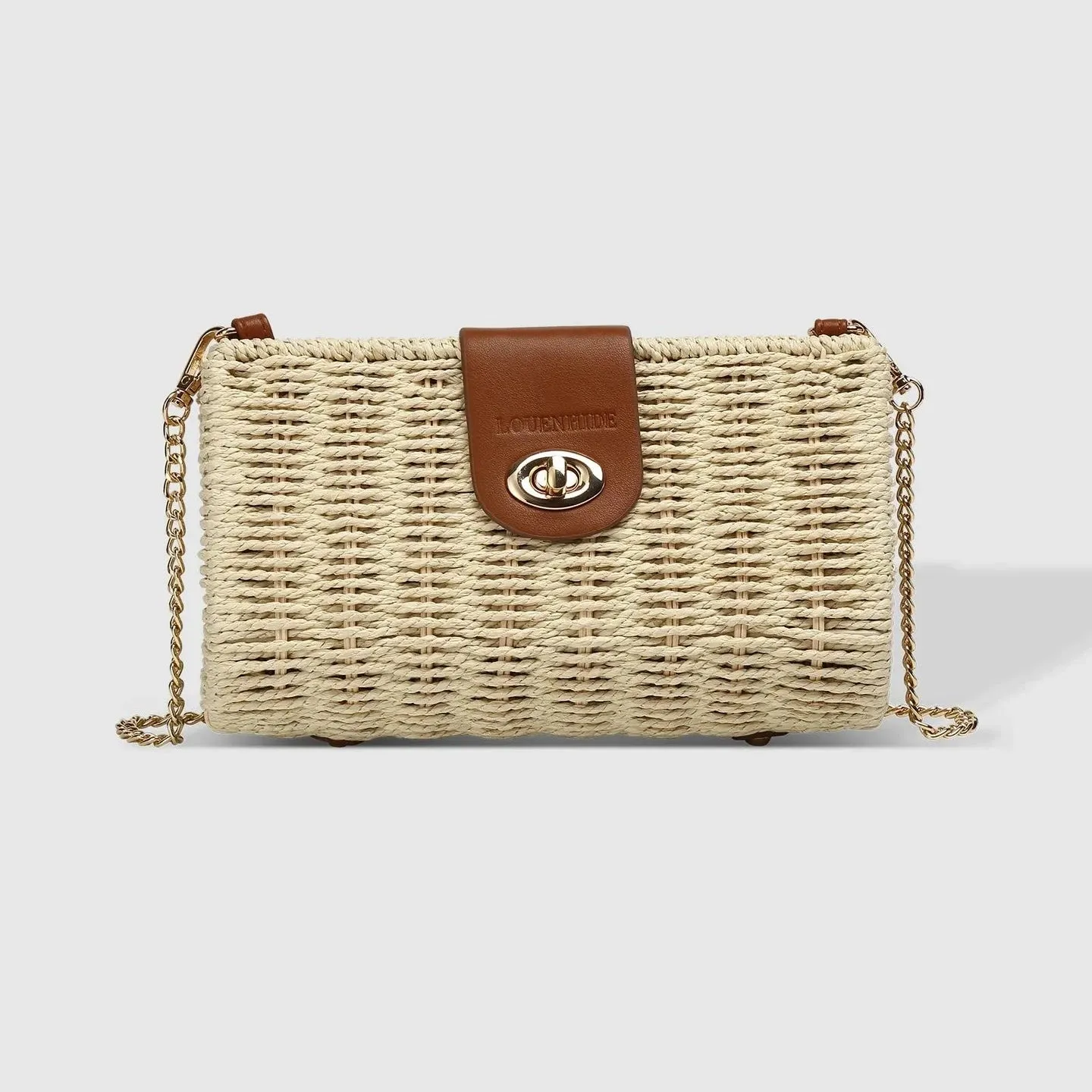 Ophelia Raffia Crossbody Bag