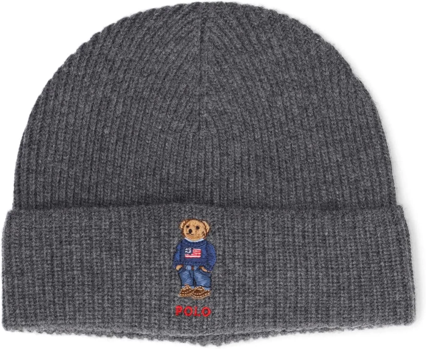Polo Ralph Lauren Men's Solid Flag Bear Beanie