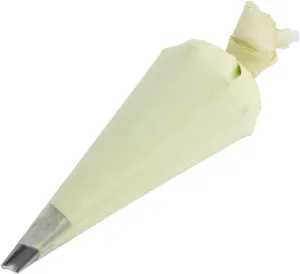Restaurantware Pastry Tek 10.2 x 6.3 Inch Piping Bags 2 Reusable Icing Bags - Durable White Silicone Pastry Bags Anti Burst Decorate Cakes Cupcakes Macarons Or Cookies