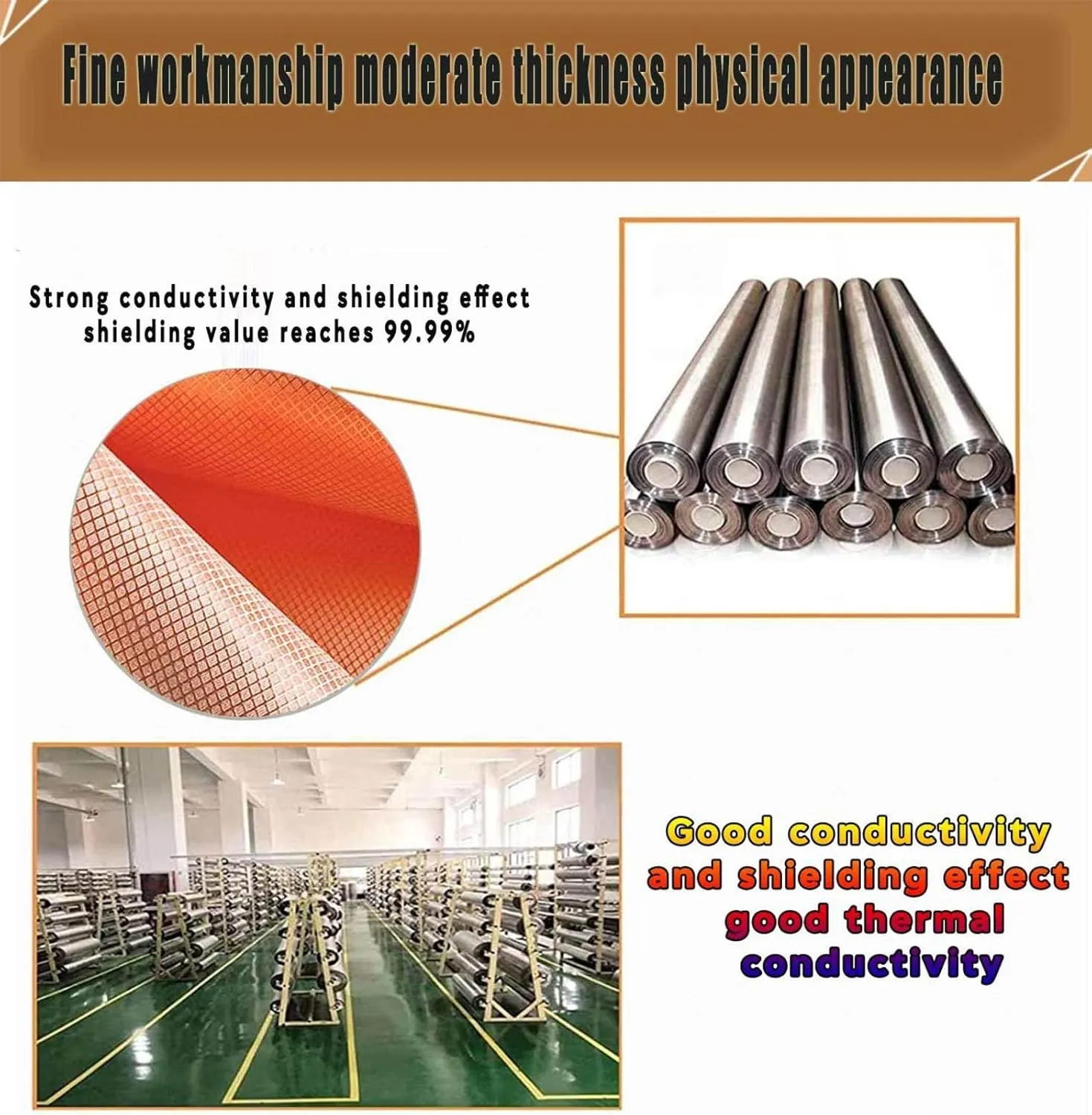 RFID Shielding Fabric Faraday Cloth EMP Cloth Military Grade RFID Blocking Fabric EMF Shield WiFi Jammer EMF Shielding Curtains,silver-5x1.1m