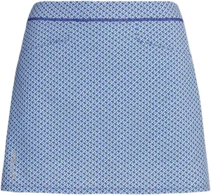 RLX Ralph Lauren Girls Pleated Active Skort, Abstract Geo Blue, Medium (8-10)
