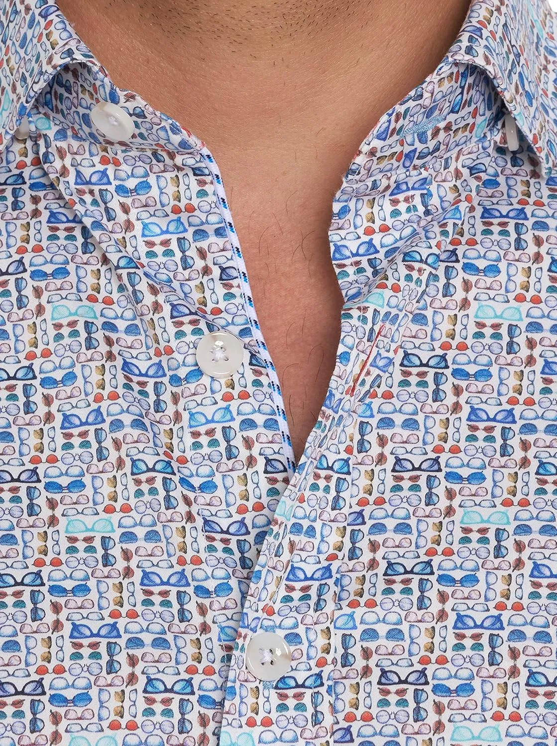 Robert Graham Men's Overlook Short-Sleeve Woven Shirt