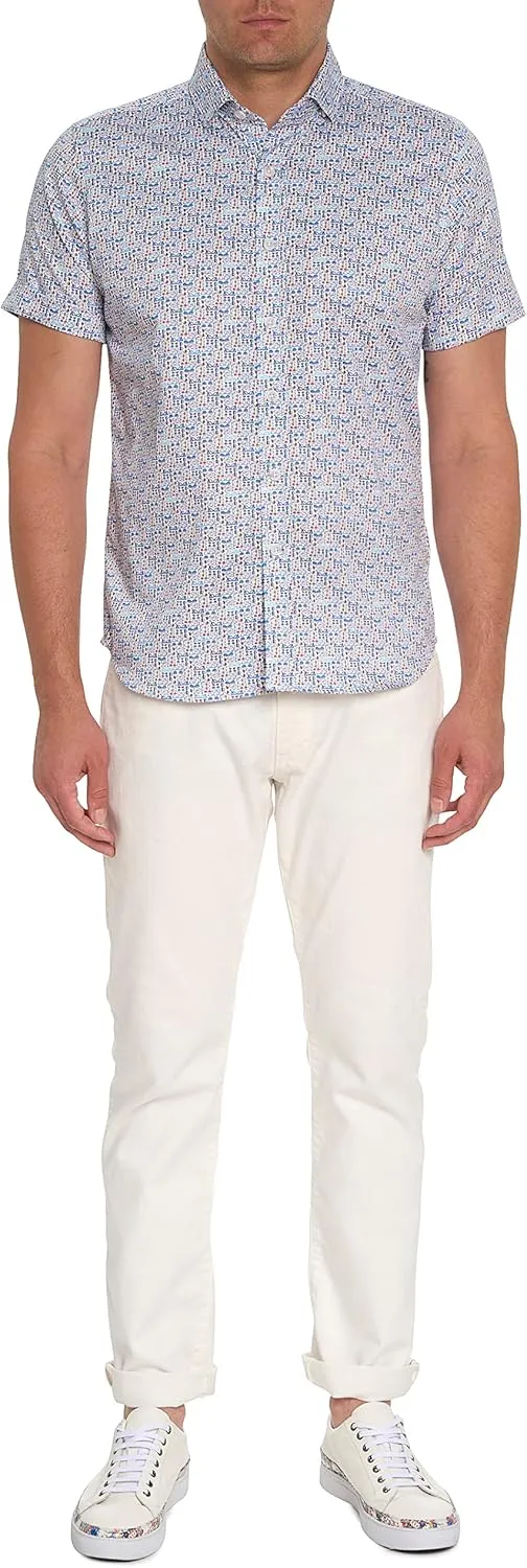 Robert Graham Men's Overlook Short-Sleeve Woven Shirt
