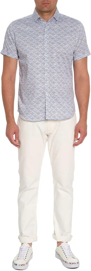 Robert Graham Men's Overlook Short-Sleeve Woven Shirt