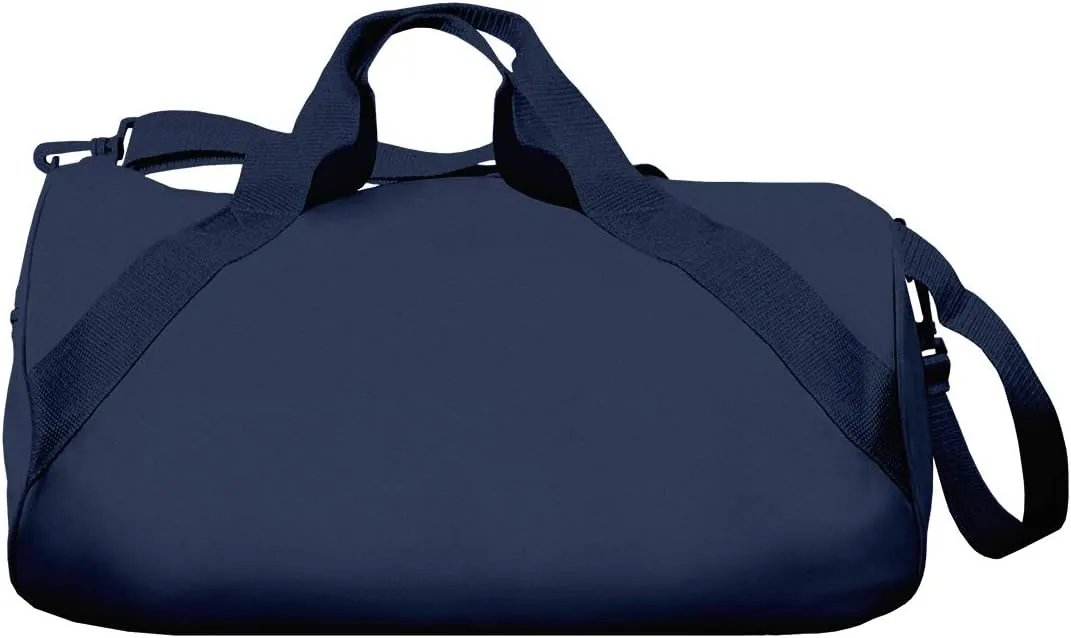 Silver Metallic Custom Cheer Bag: Barrel Duffel Bag