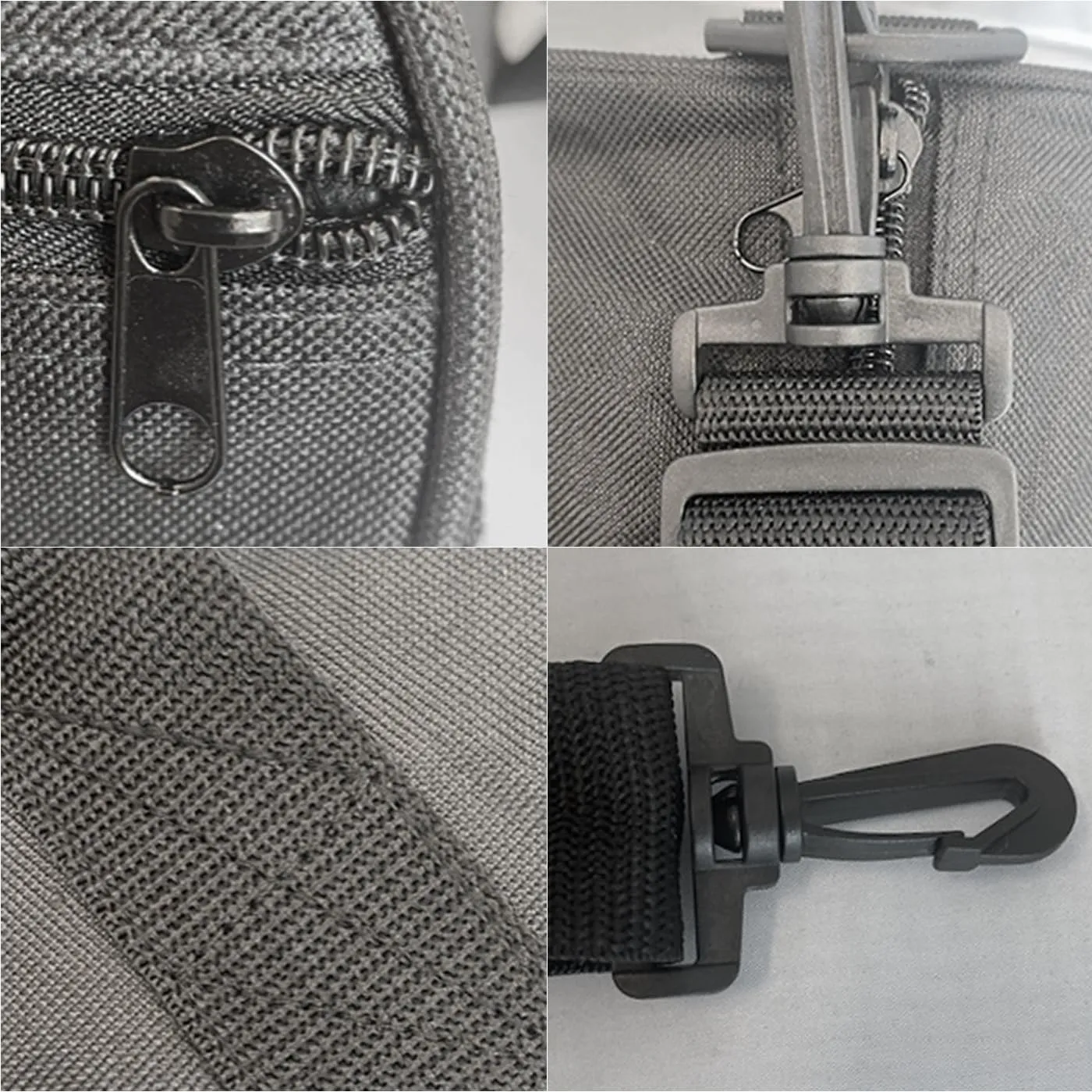 Silver Metallic Custom Cheer Bag: Barrel Duffel Bag