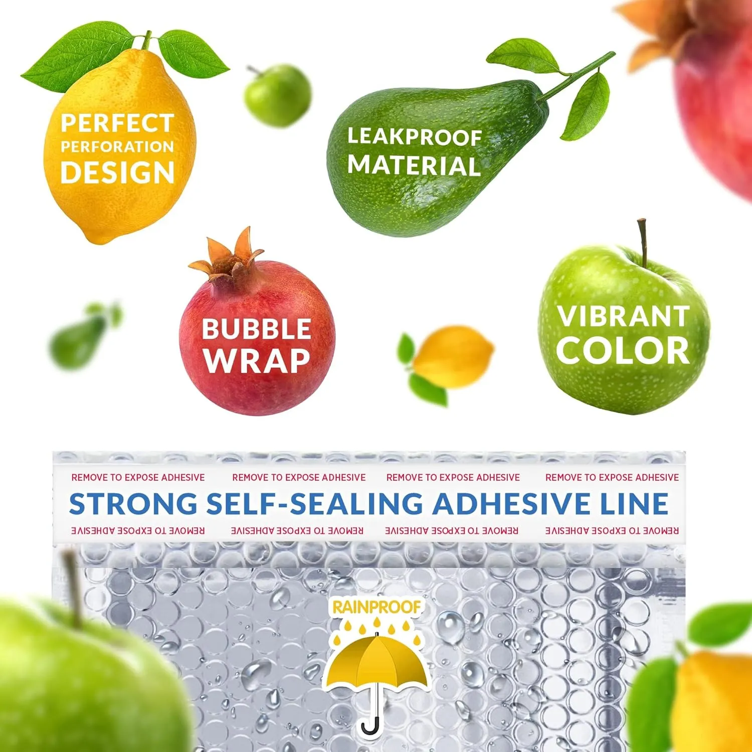 Silver Thermal Bubble Mailer, 5 x 9 Inches. 10 Pack Metallic Bubble Mailers. Self-Seal Metallic Bubble Envelope. Waterproof Insulated Shipping Envelopes for Food, Cosmetics