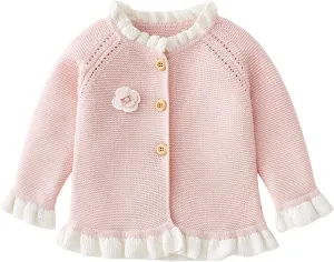 Simplee kids Baby Girls' Fall Winter Cardigan Sweaters Coats Outfits for Toddlers