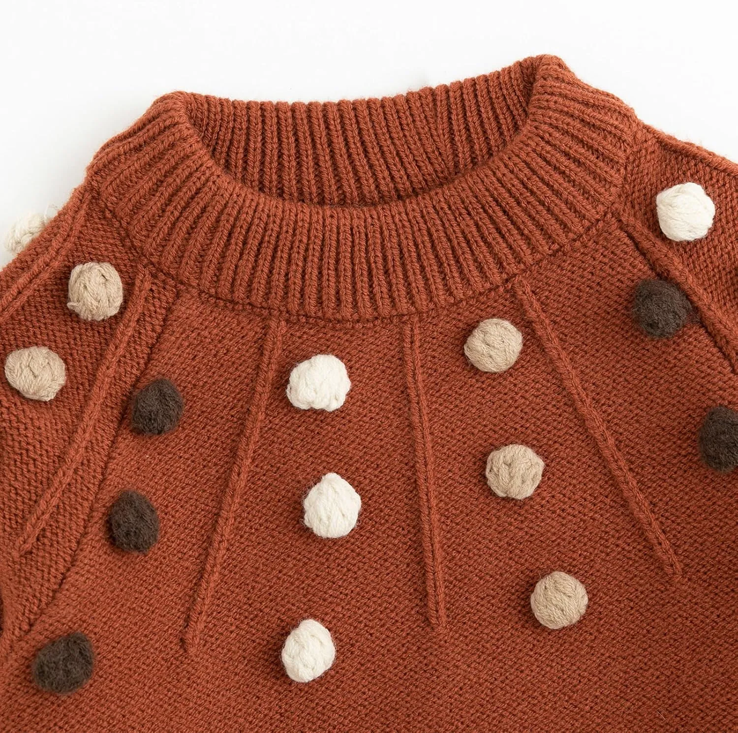 Simplee kids Baby Sweater with Bear in The Pocket Hand Crocheted Pullover Sweater Knit Toddler Clothes for Winter and Fall