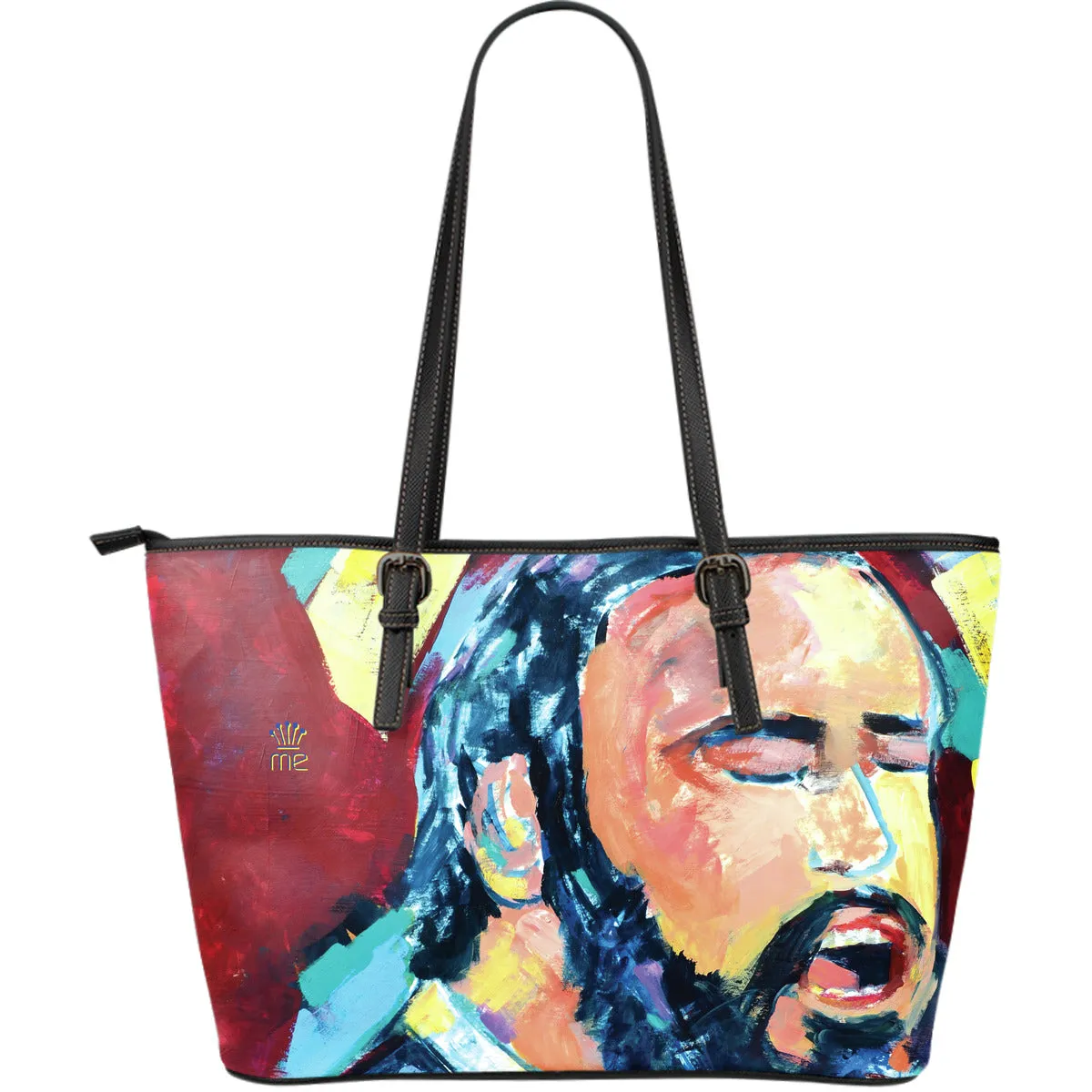 Singing man Large Tote Bag
