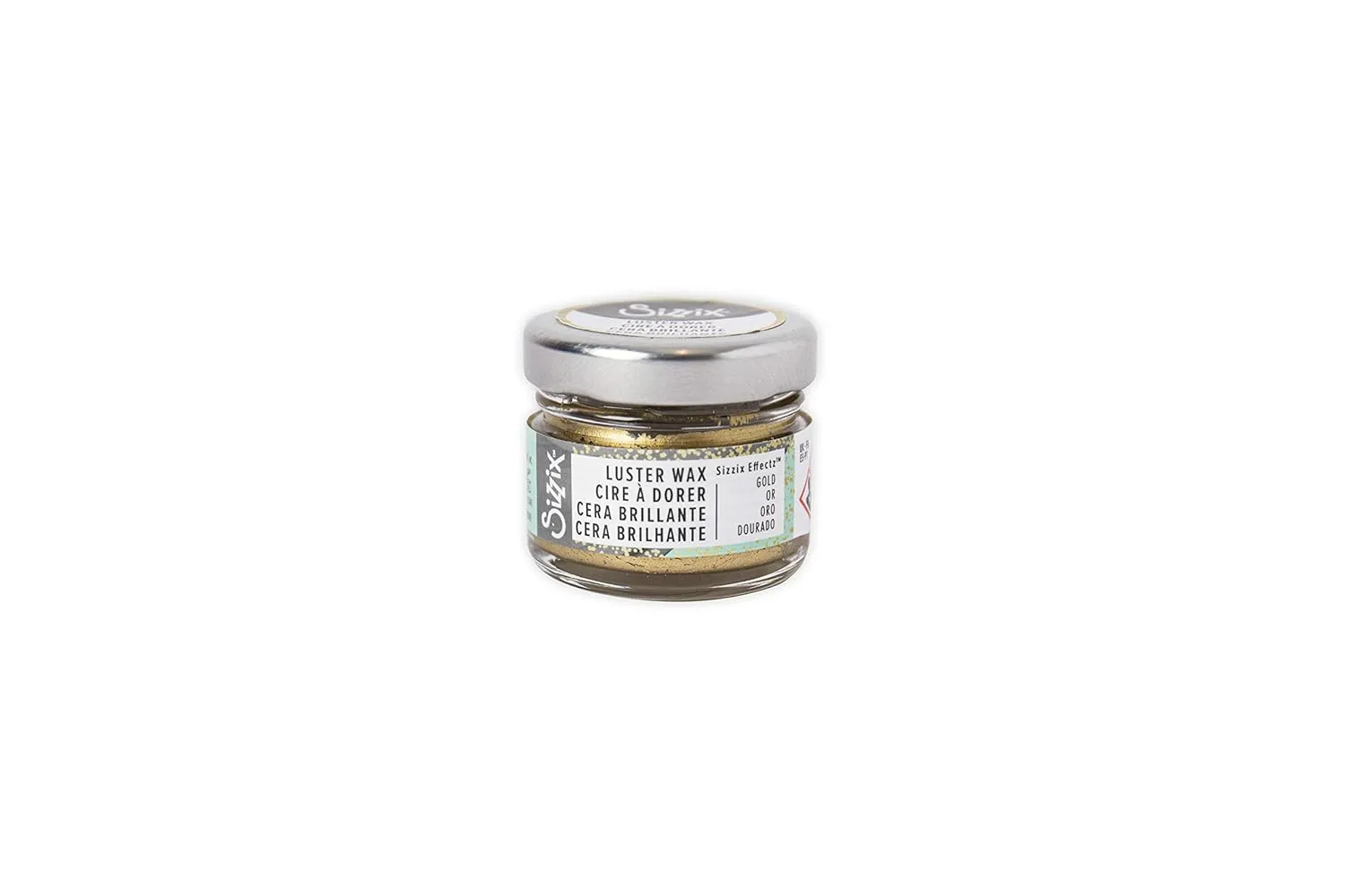 Sizzix Gold, Effectz Luster Wax 664809, Metallic Gilding Polish, 20ml, 0.67 Fl Oz (Pack of 1)
