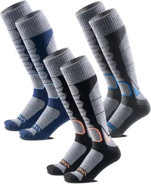 Ski Sock Merino Wool Ski Socks Mens Womens Skiing & Snowboarding Socks, Over The Calf