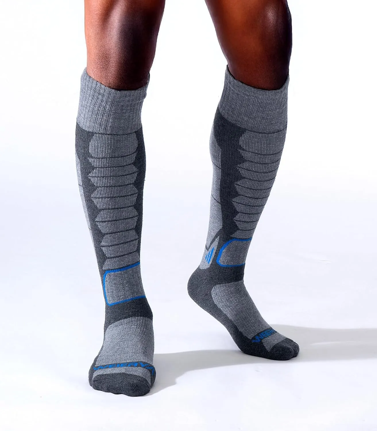 Ski Sock Merino Wool Ski Socks Mens Womens Skiing & Snowboarding Socks, Over The Calf
