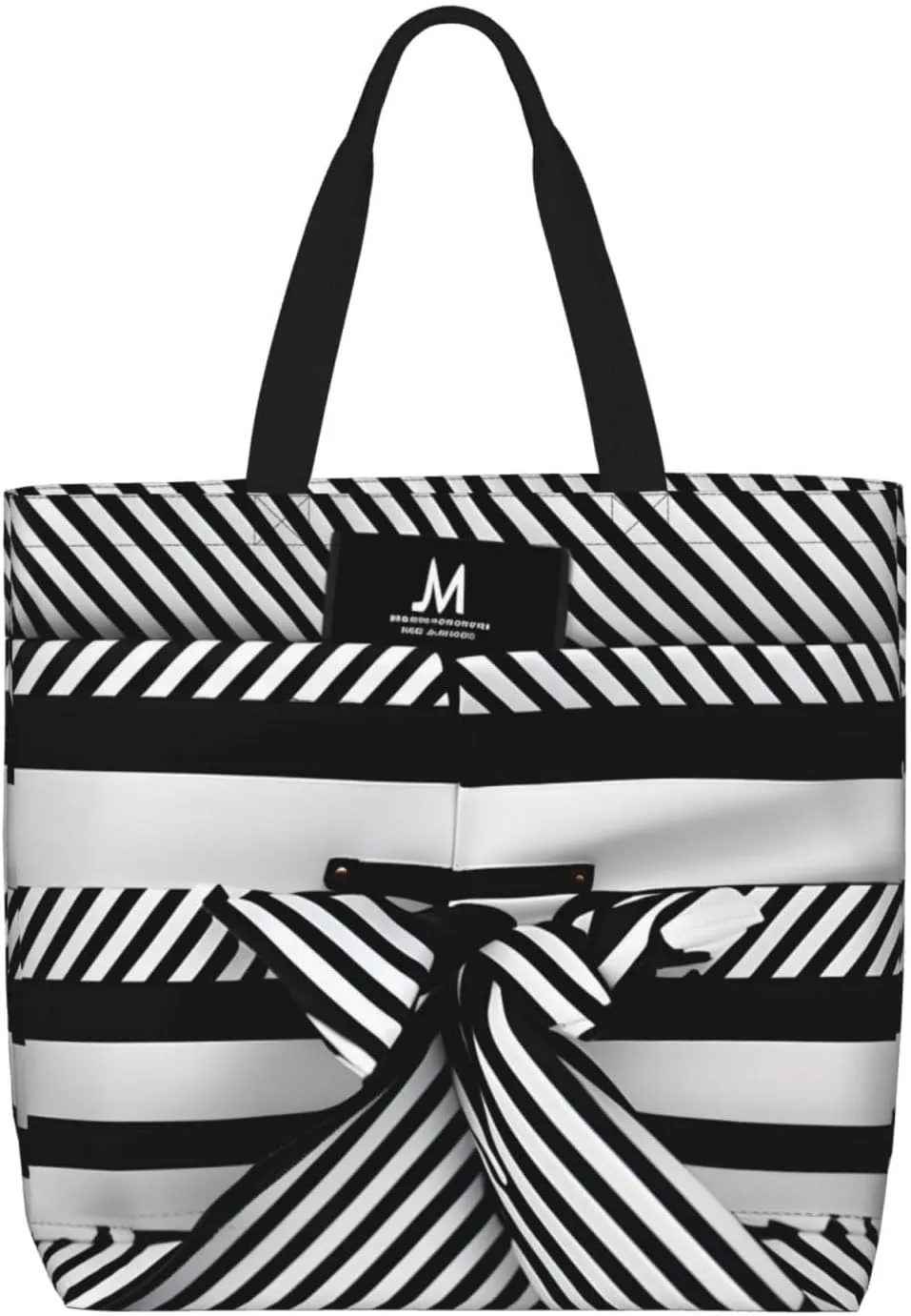 SSIMOO Colored Stripes Vertical Stylish Zipper Shopping Bags,Shoulder Bag,The Perfect Blend Of Style And Convenience