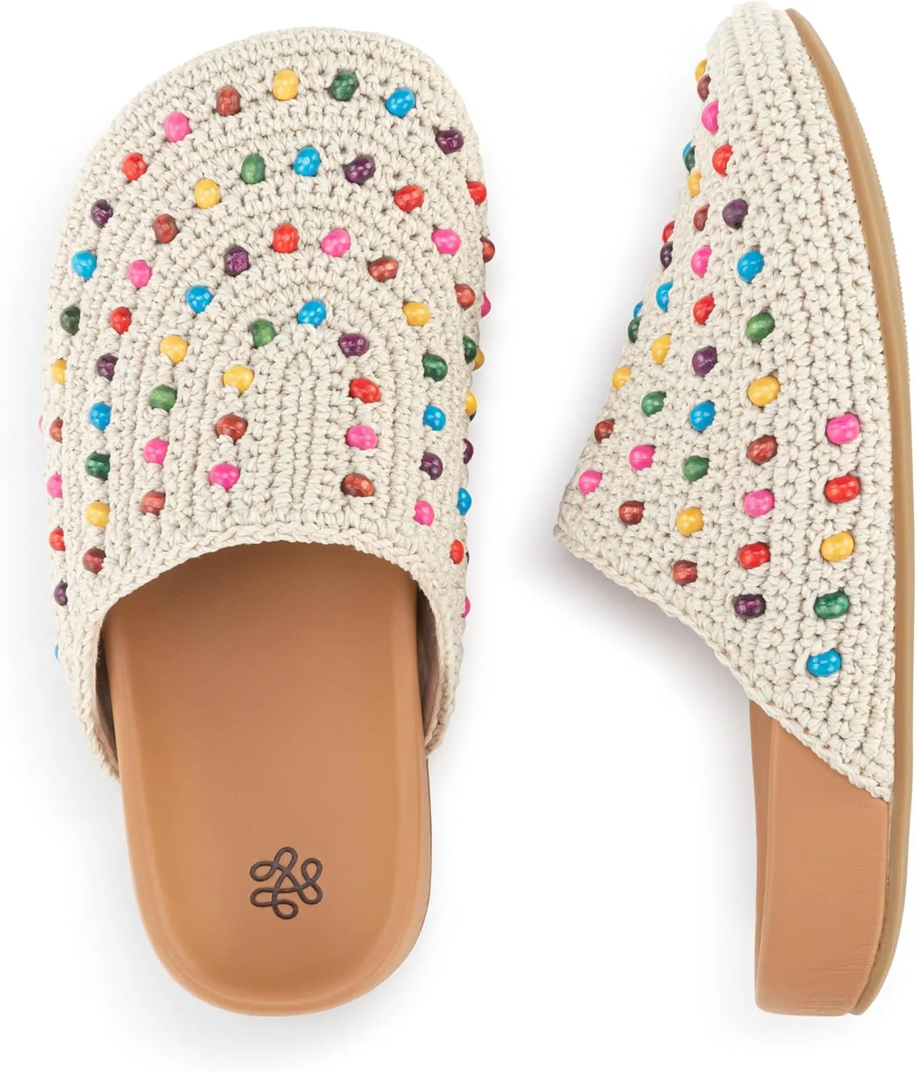 The Sak Bolinas Clog for Kids in Crochet and Leather, Slip On Entry