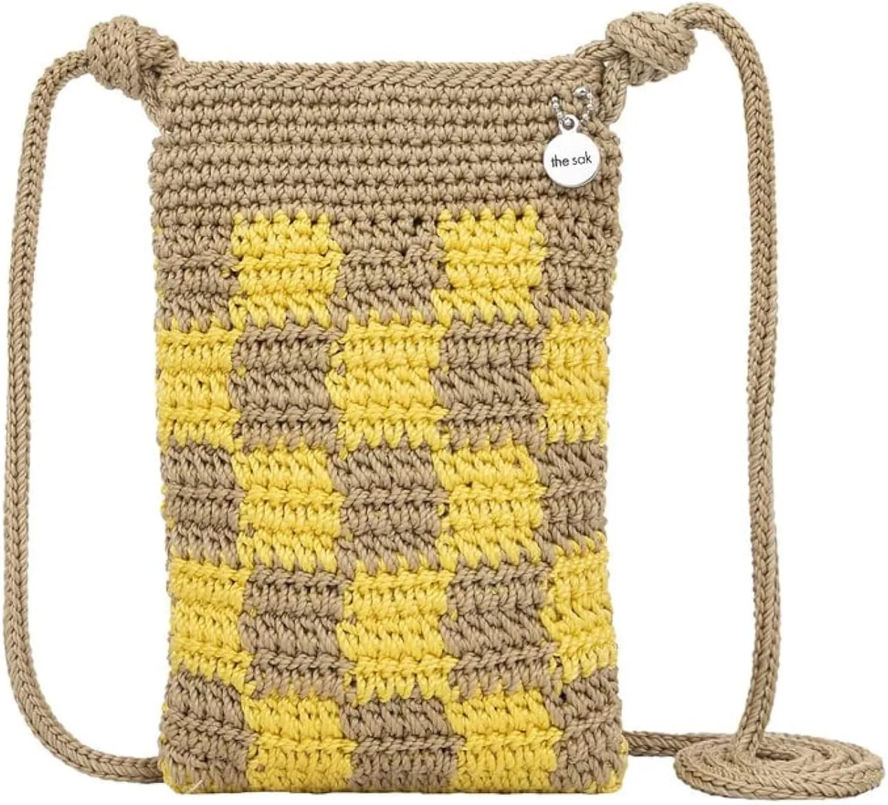 The Sak Josie Mini Crossbody in Crochet with Adjustable Strap