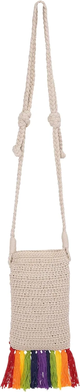 The Sak Josie Mini Crossbody in Crochet with Adjustable Strap