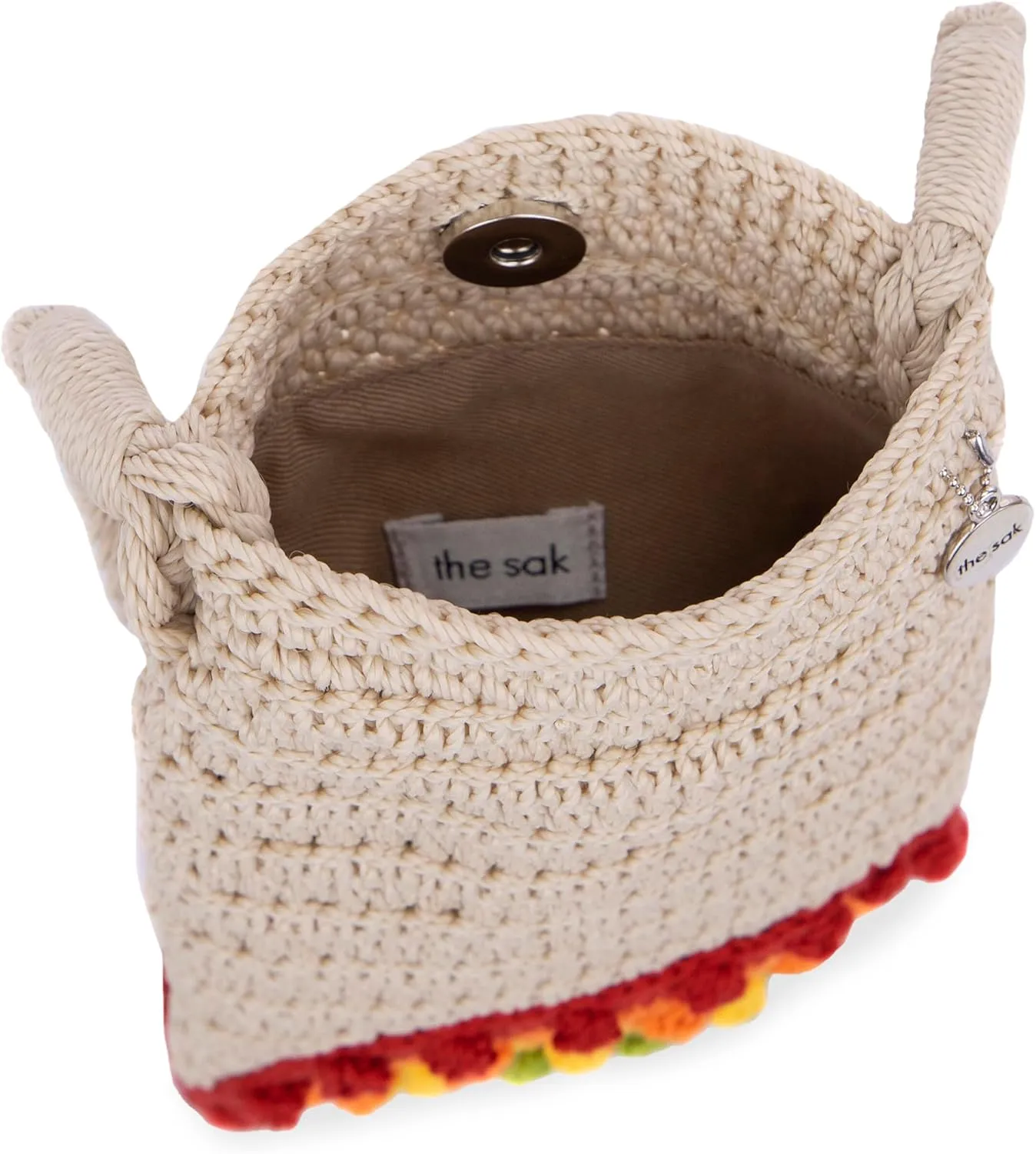 The Sak Josie Mini Crossbody in Crochet with Adjustable Strap