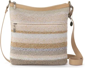 The Sak Lucia Crossbody Purse - Hand Crochet Women's Handbag for Everyday & Travel - Cross Body Bag With Zipper Pockets