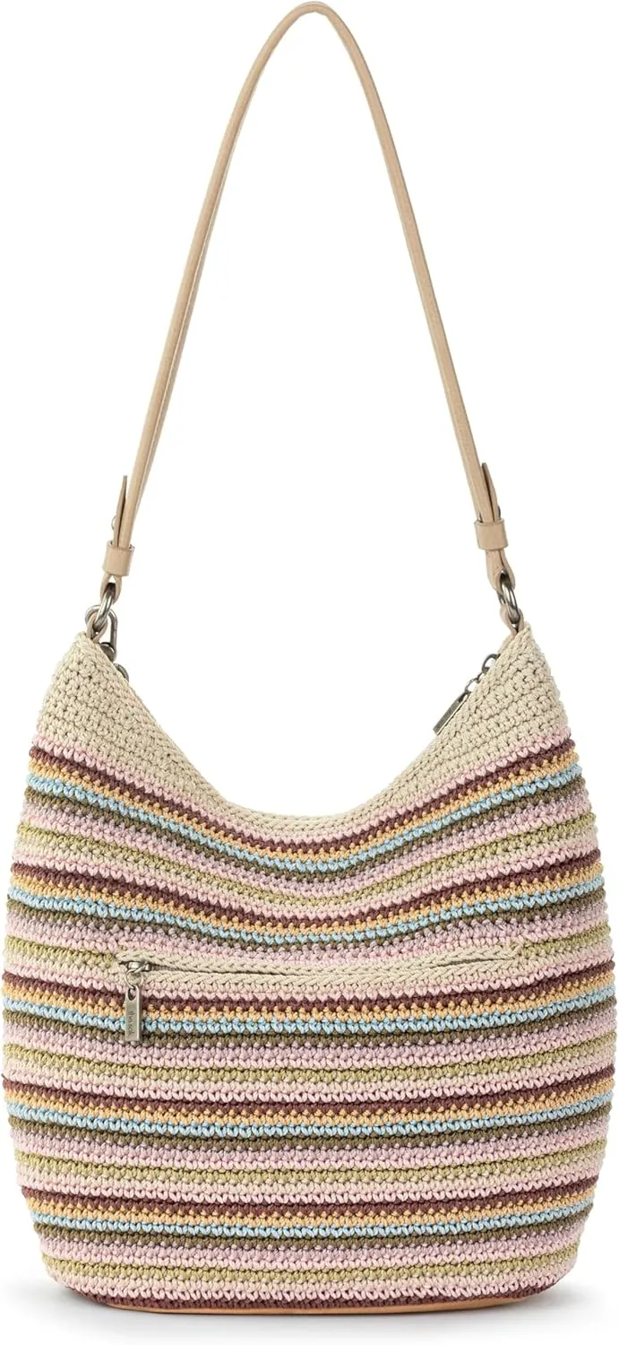 The Sak Sequoia Hobo Bag - Hand Crochet Large Women's Purse for Everyday & Travel - Durable Handbag & Tote With Zipper Pocket