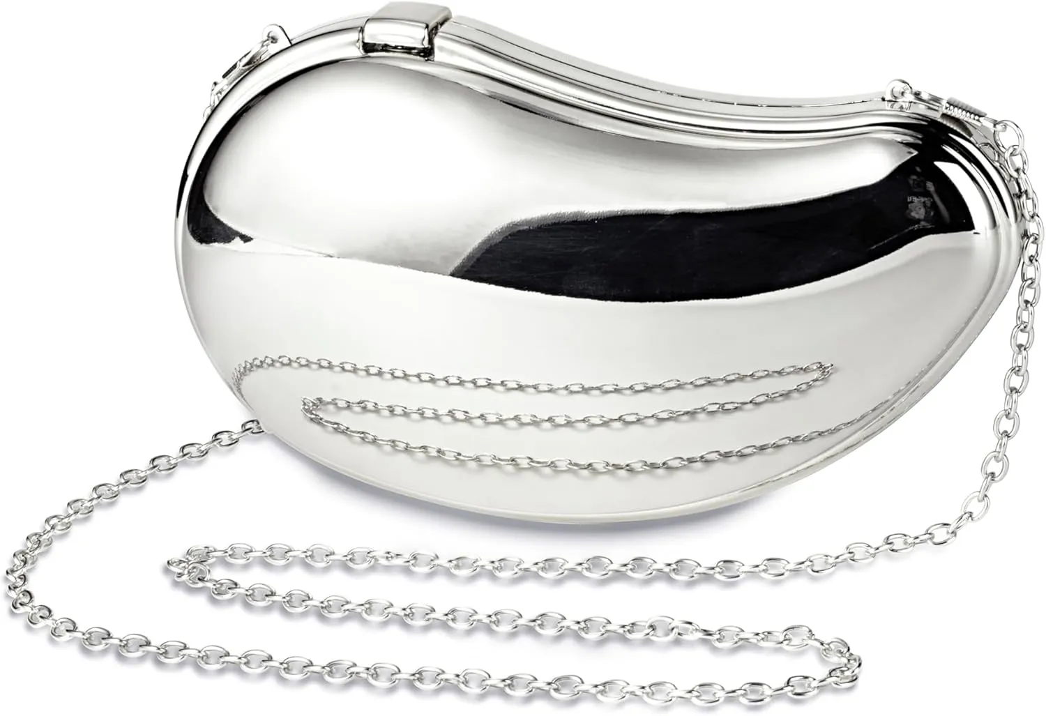 Tmore Acrylic Clutch Purse - Women's Shell Shape Evening Bag With Chain Shoulder Strap