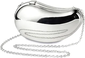 Tmore Acrylic Clutch Purse - Women's Shell Shape Evening Bag With Chain Shoulder Strap
