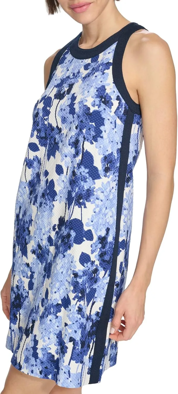 Tommy Hilfiger Women's Textured Halter Shift Dress