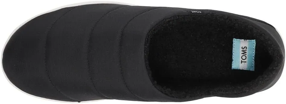 TOMS Mens Ezra Faux Fur Scuff Casual Slippers Casual - Grey