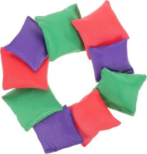 TOYANDONA 9Pcs Bean Bag Toss Game Indoor Toss for Parent Interaction Lightweight and Portable Fun for Childrens Playtime Activities