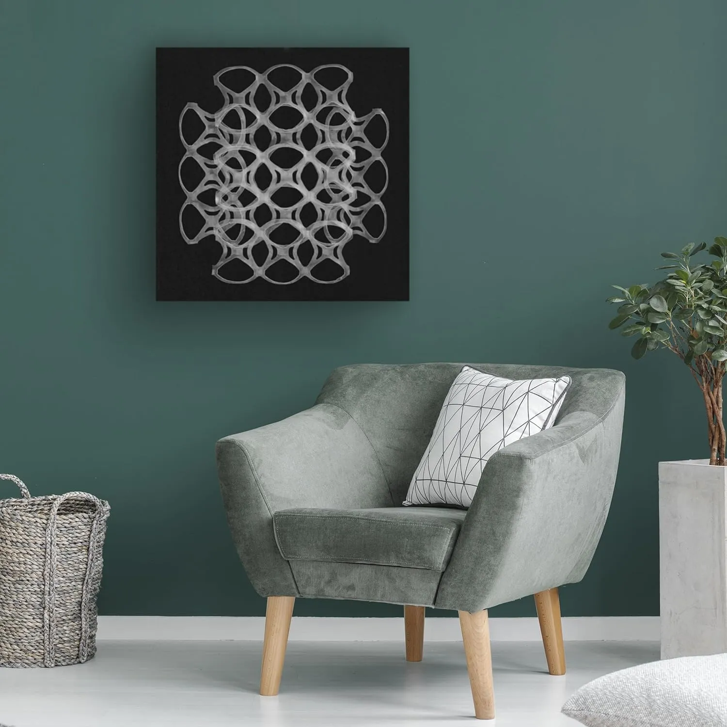 Trademark Fine Art Canvas Wall Art - Berry Rosenthal 'Six Pack Holders II' Wall Art for Living Room, Bedroom, or Office Décor