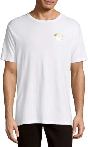 True Religion Men's Big Buddha Metallic Short Sleeve Tee