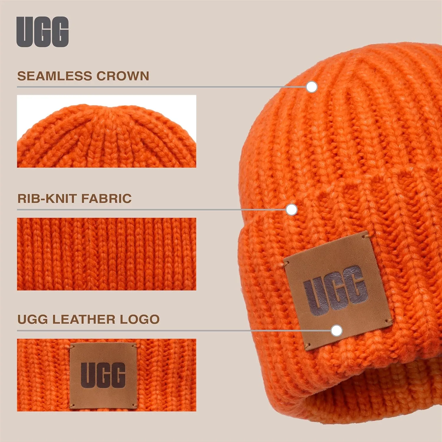UGG Women's Chunky Rib Beanie