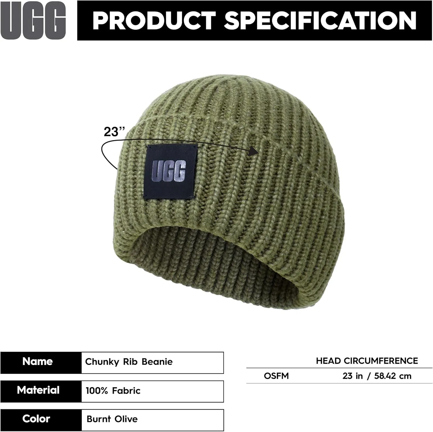 UGG Women's Chunky Rib Beanie