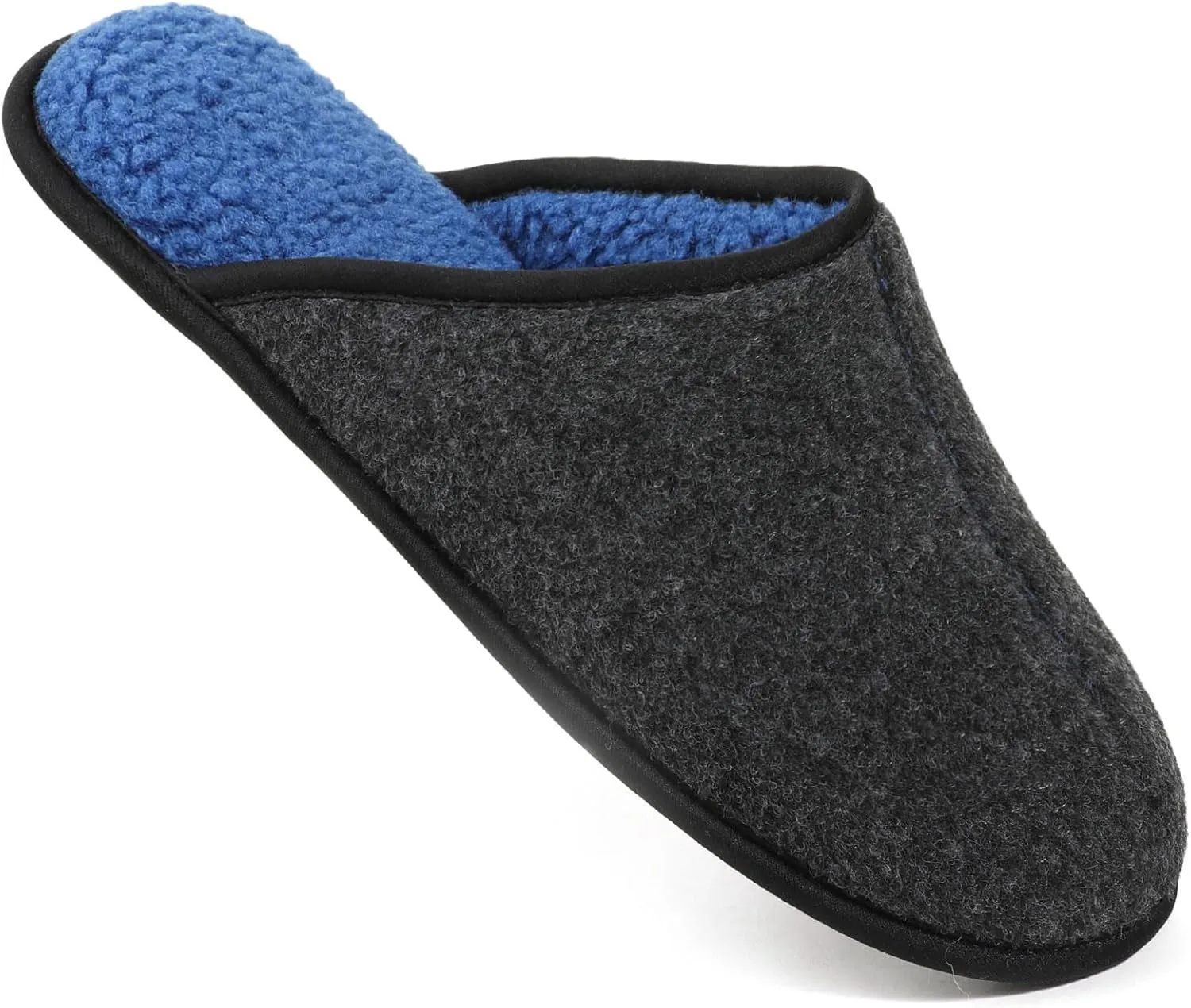 ULTRAIDEAS Casual Slippers for Men, Slip On Men's Slippers with Memory Foam & Rubber Sole Indoor