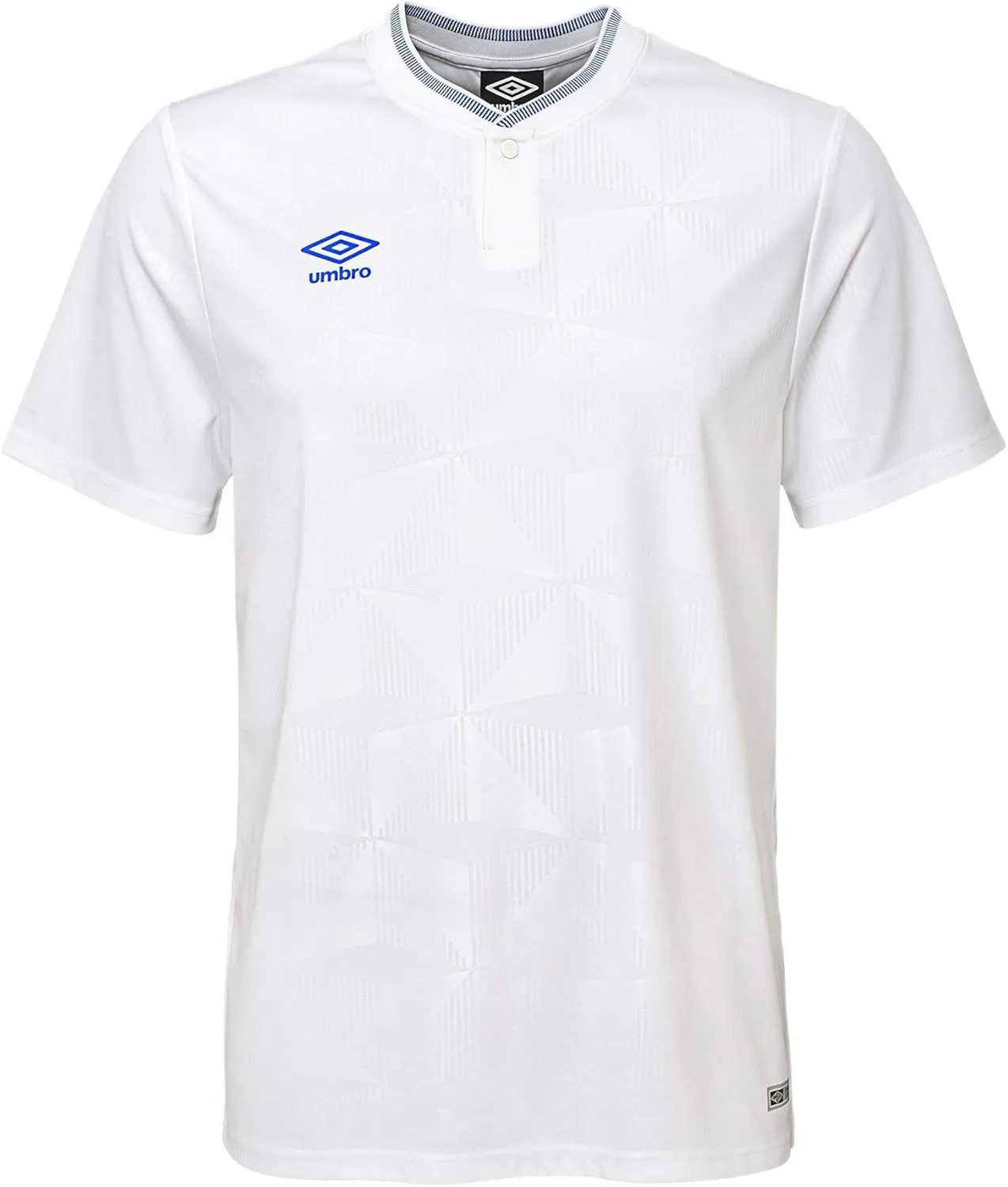 Umbro Men's 1990 Belfast Soccer Jersey, White/Electric Blue XX-Large