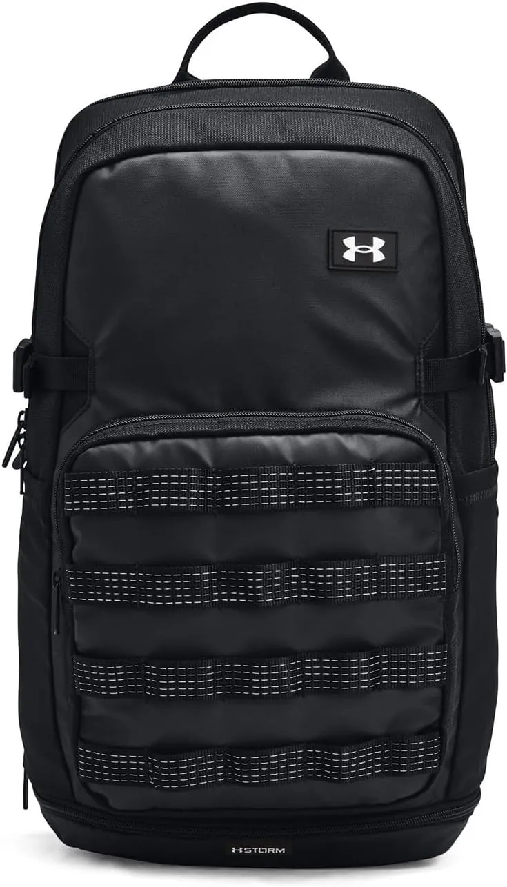 Under Armour UA Triumph Sport Backpack Training Bag, Black / Black / Metallic Silver, Free Size