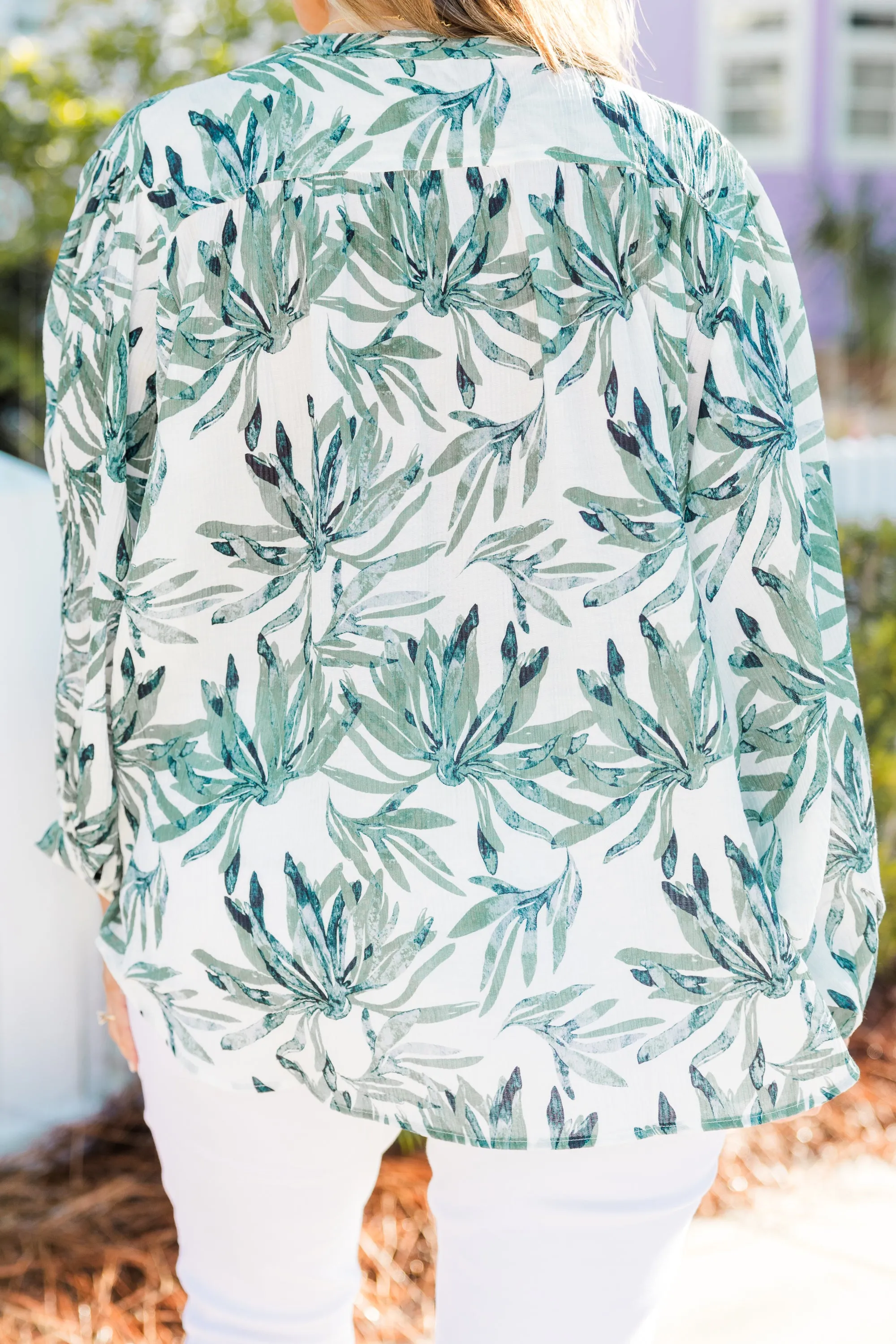 Vacation Mind Top, Green